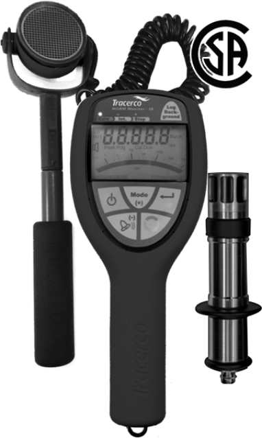 TracerCo T-407-C NORM Meter in black and white